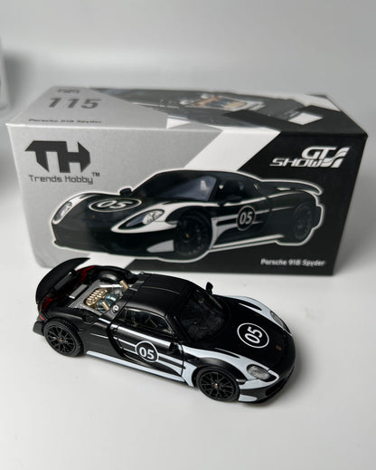 Trends Hobby - Porsche 918 Spyder GT Show 2026 LIMTED EDITION 1999 pcs, Black | 1:64