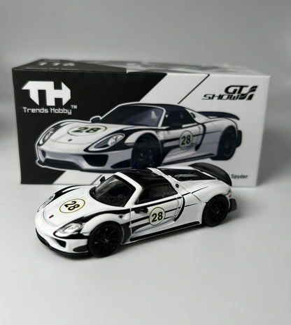Trends Hobby - Porsche 918 Spyder GT Show 2026 LIMTED EDITION 1999 pcs, White | 1:64