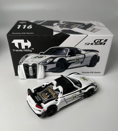 Trends Hobby - Porsche 918 Spyder GT Show 2026 LIMTED EDITION 1999 pcs, White | 1:64