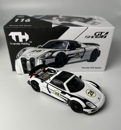 Trends Hobby - Porsche 918 Spyder GT Show 2026 LIMTED EDITION 1999 pcs, White | 1:64