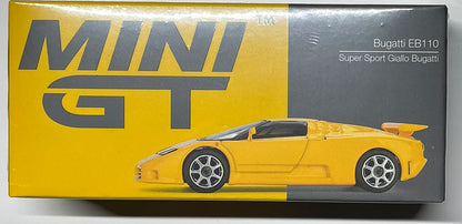 Mini GT #866 - 1995 Bugatti EB110 Super Sport gelb | 1:64