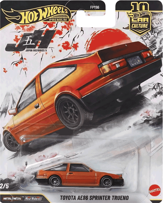 Hot Wheels 2026 Japan Historics 5 Toyota AE86 Sprinter Trueno | 1:64