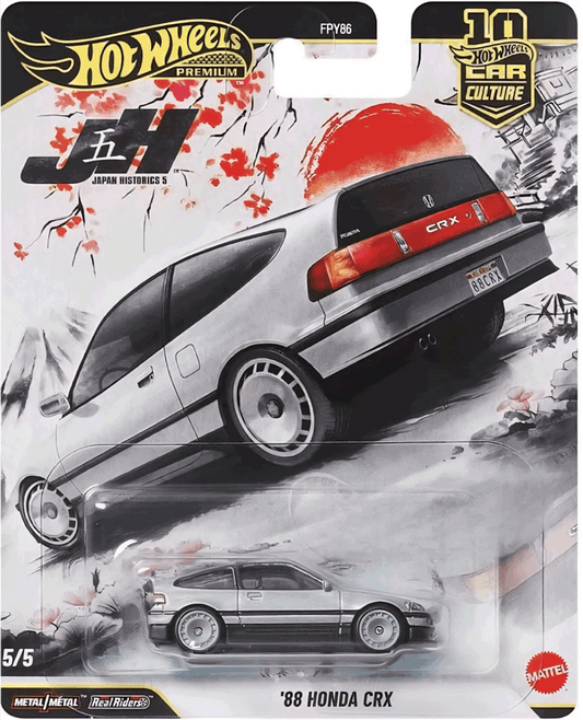 Hot Wheels 2026 Japan Historics 5 '88 Honda CRX | 1:64