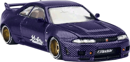 Kaido House - Mini GT: Nissan Skyline GT-R (R33) Active Carbon R V2, midnight purple (KHMG163) inkl. CHANCE auf CHASE | 1:64