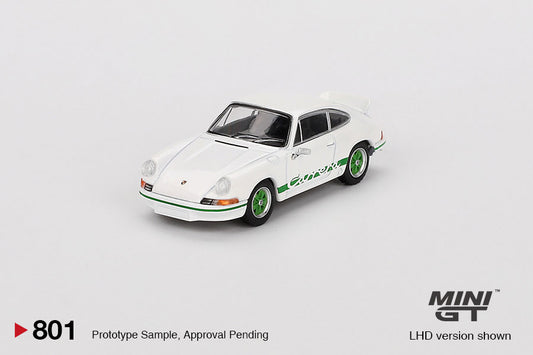 Mini GT #801 - 1973 Porsche 911 (901) 2.7 Carrera RS weiß/grün | 1:64