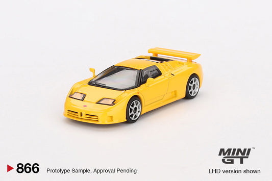 Mini GT #866 - 1995 Bugatti EB110 Super Sport gelb | 1:64