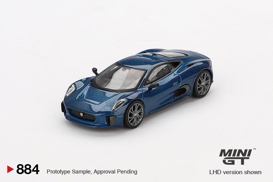 Mini GT #884 - 2024 Jaguar C X75 blau | 1:64