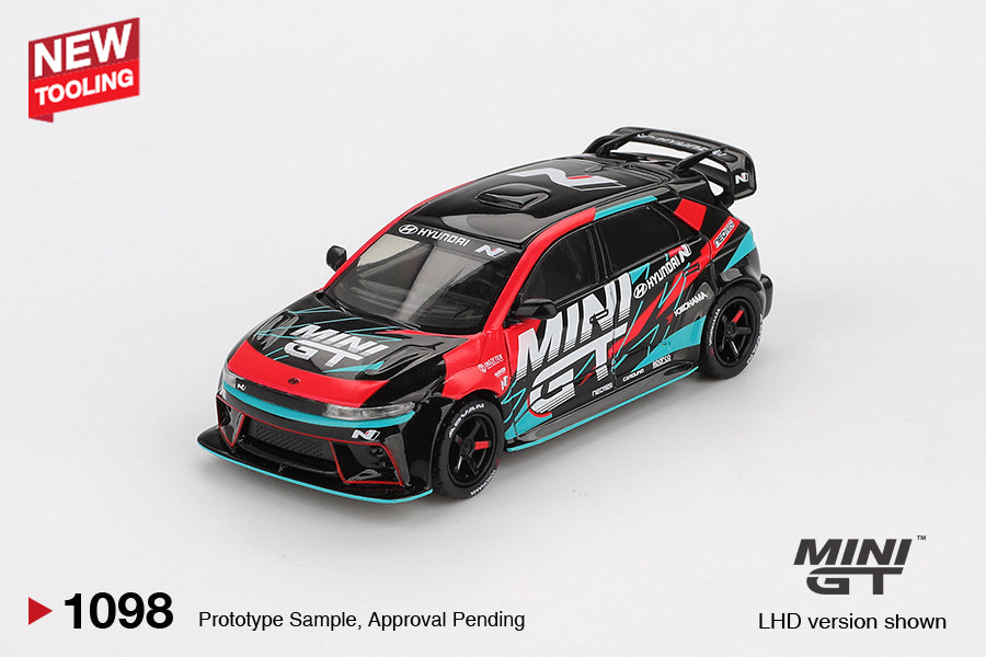 Mini GT #1098 - Hyundai Ioniq 5N Mini GT RS-01T Tokyo Auto Salon | 1:64