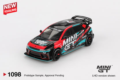 Mini GT #1098 - Hyundai Ioniq 5N Mini GT RS-01T Tokyo Auto Salon | 1:64