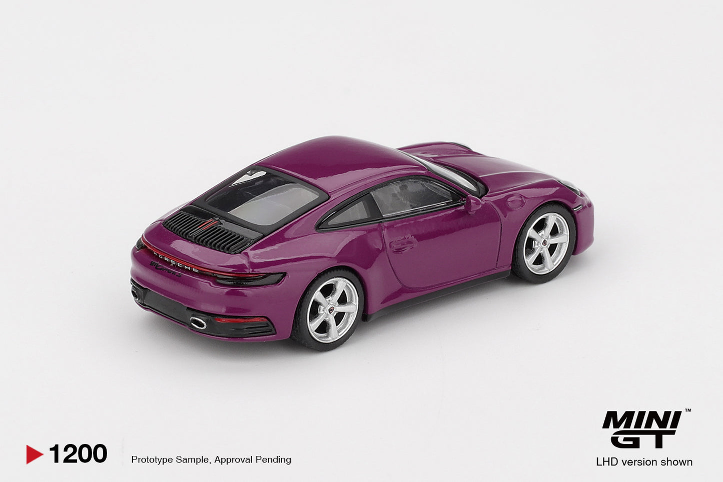 Mini GT S0021 - Porsche 911 (992) Rubystone Red 4 Cars Set | 1:64