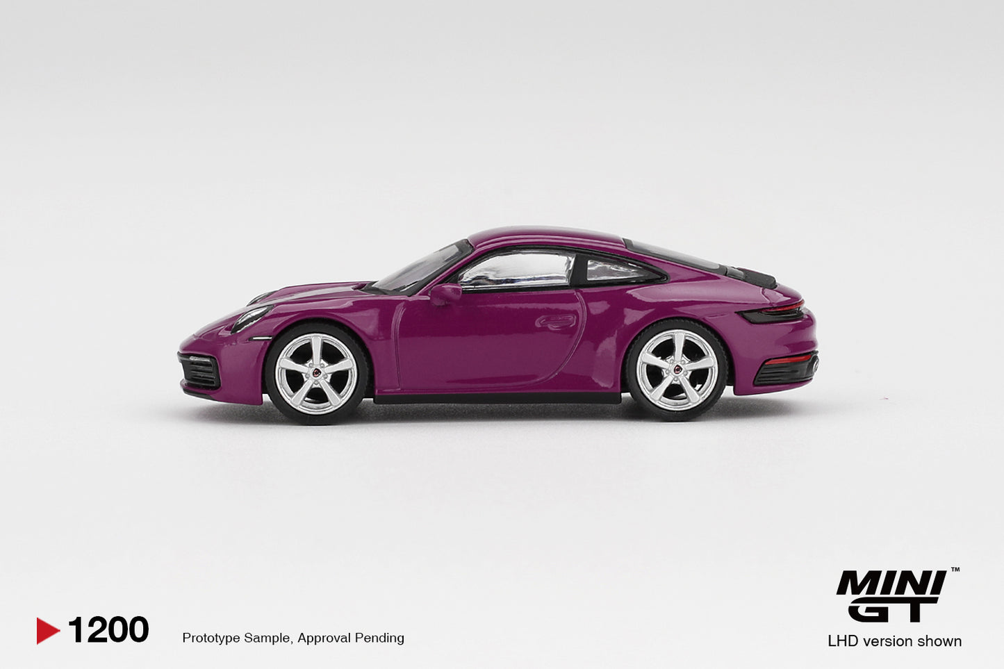 Mini GT S0021 - Porsche 911 (992) Rubystone Red 4 Cars Set | 1:64