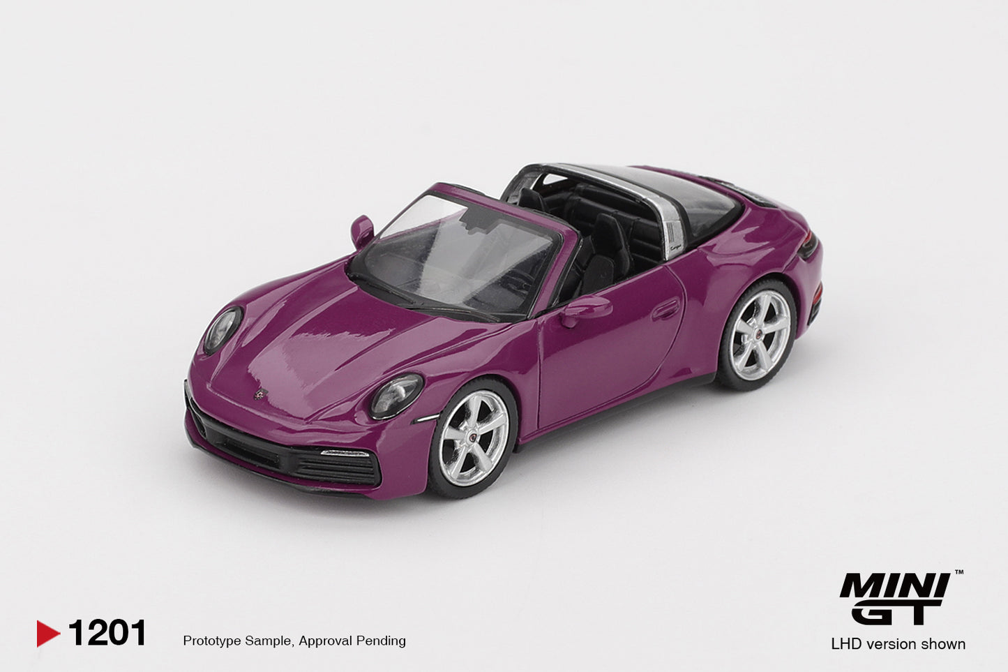 Mini GT S0021 - Porsche 911 (992) Rubystone Red 4 Cars Set | 1:64