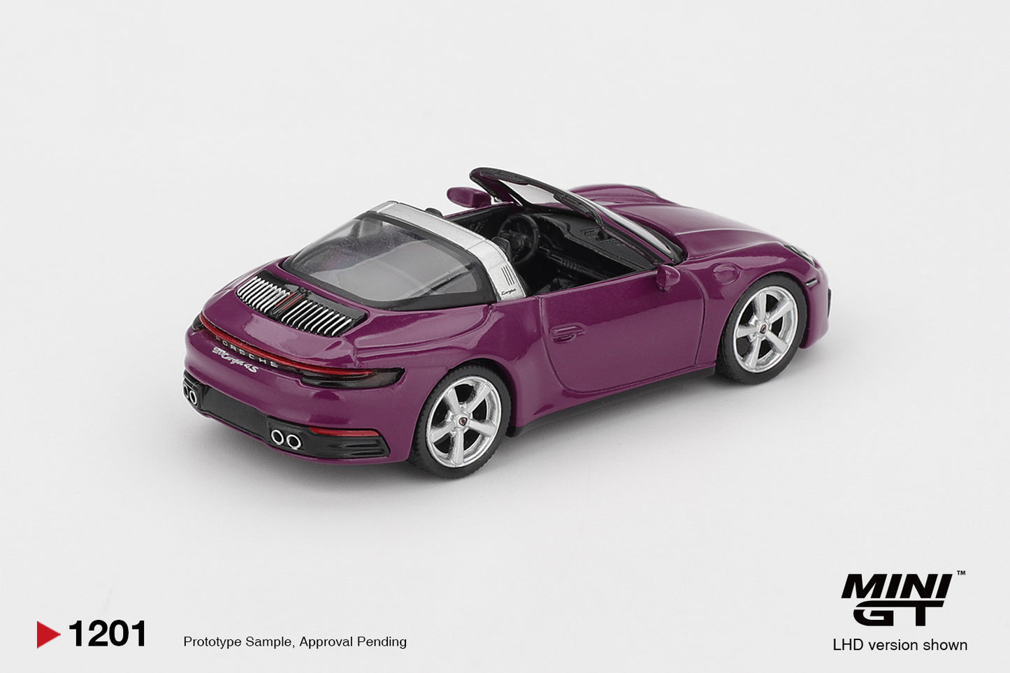 Mini GT S0021 - Porsche 911 (992) Rubystone Red 4 Cars Set | 1:64