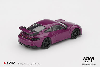 Mini GT S0021 - Porsche 911 (992) Rubystone Red 4 Cars Set | 1:64