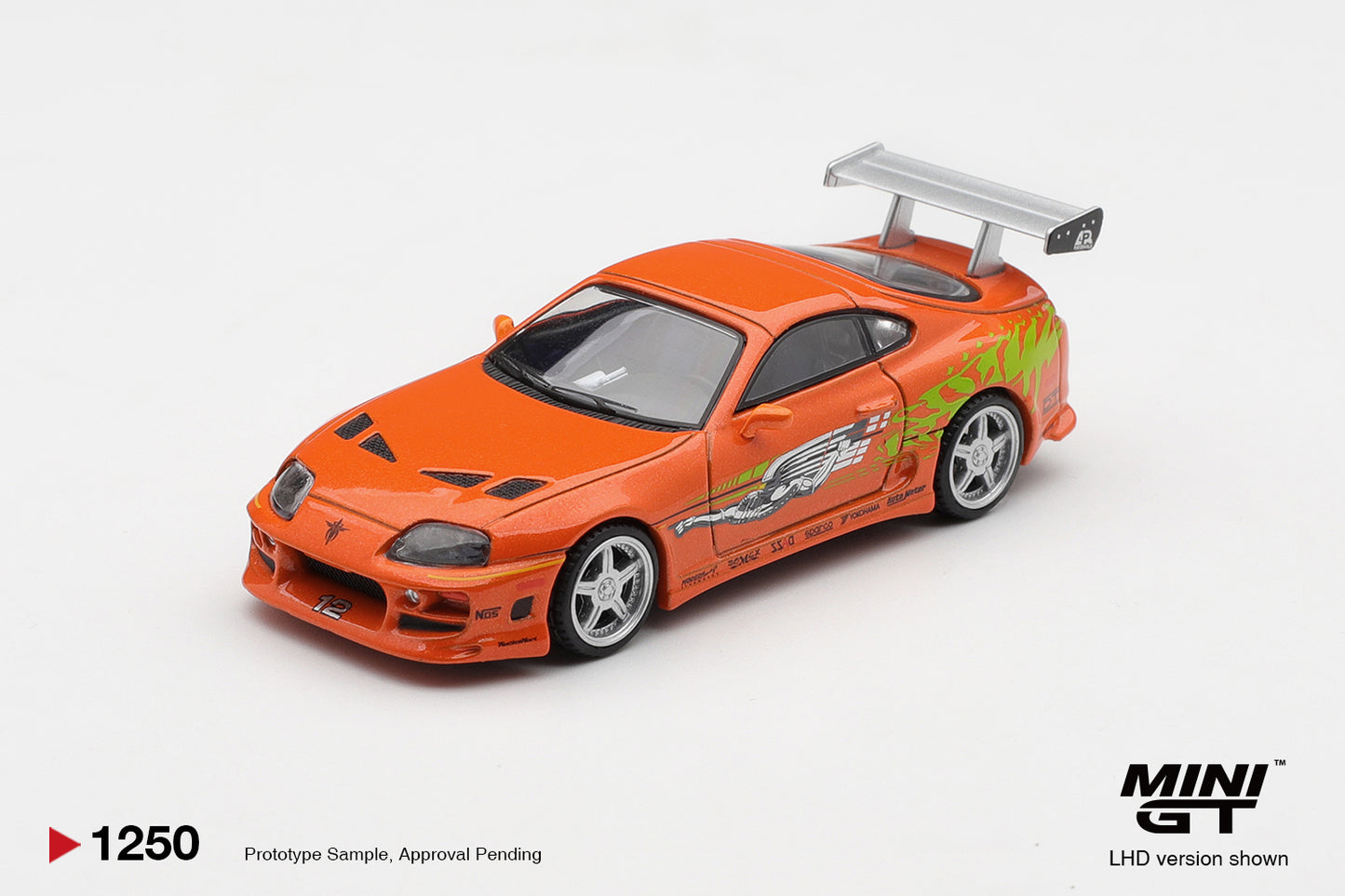 Mini GT #1250 *BLISTER* - Toyota Supra MK4 BOMEX “Fast and Furious” Brian O’Conner inkl. CHANCE auf CHASE! | 1:64