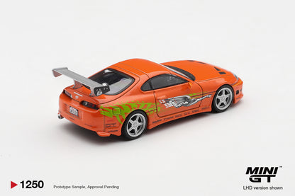 Mini GT #1250 *BLISTER* - Toyota Supra MK4 BOMEX “Fast and Furious” Brian O’Conner inkl. CHANCE auf CHASE! | 1:64