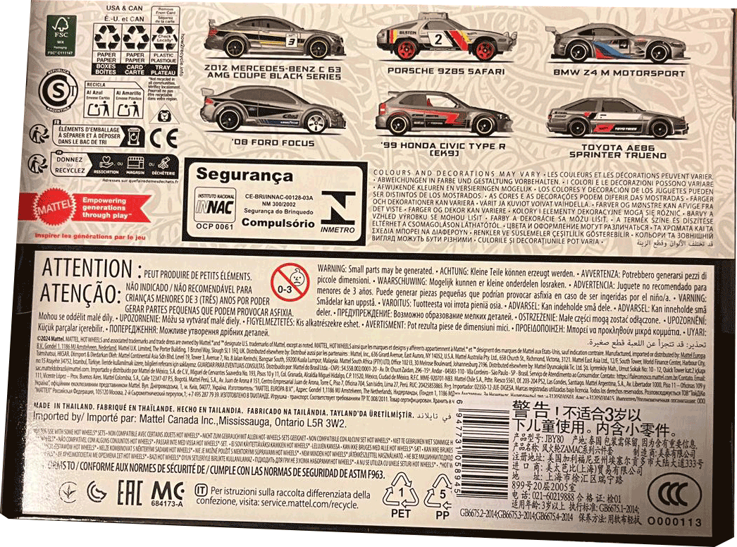 Hot Wheels 2026 ZAMAC Multipack 6 Fahrzeuge | 1:64