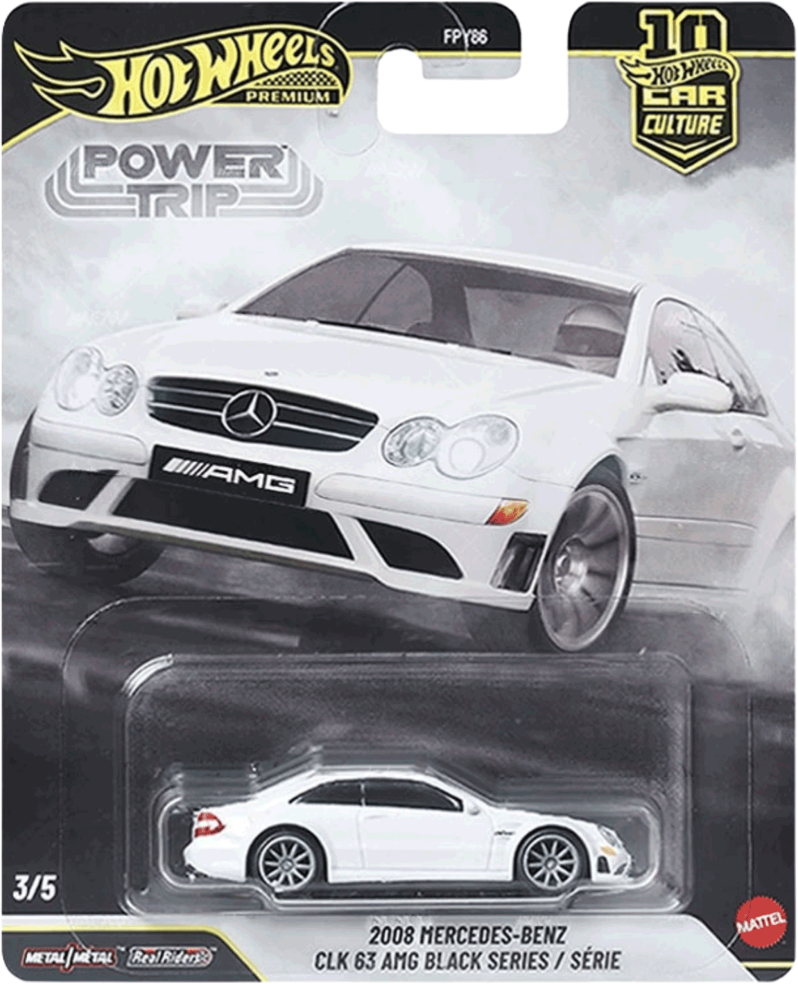 Hot Wheels 2026 Power Trip 2008 Mercedes-Benz CLK 63 AMG Black Series | 1:64