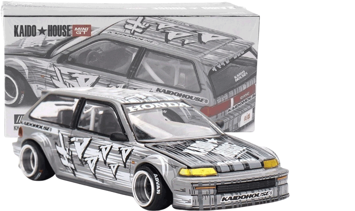 Kaido House - Mini GT: Honda Civic (EF) Kaido Manga V1 (KHMG260) | 1:64