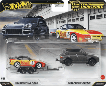 Hot Wheels 2026 Team Transport Set: Porsche REXY, Porsche 944 & Rob'n Pinks | 1:64
