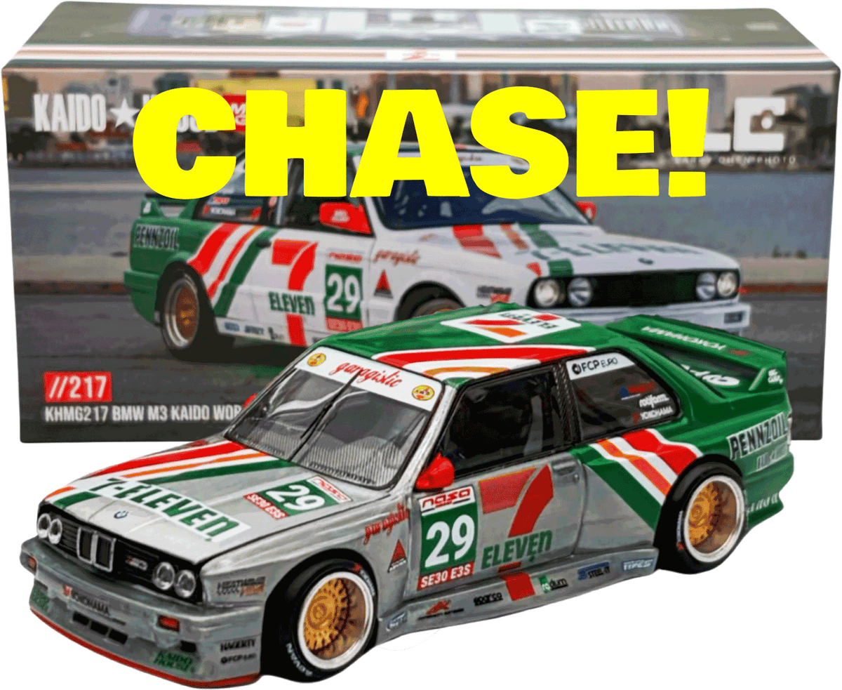 Kaido House - Mini GT: BMW M3 (E30) Kaido Works Larry Chen V1, USA Exclusive (KHMG217) inkl. CHANCE auf CHASE! | 1:64