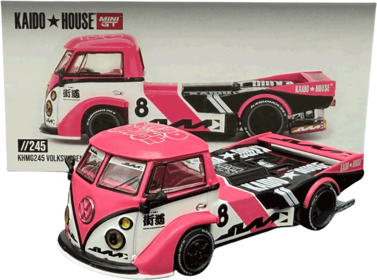 Kaido House - Mini GT: Volkswagen T1 Kaido RADVAN V1 (KHMG245) inkl. CHANCE auf CHASE! | 1:64