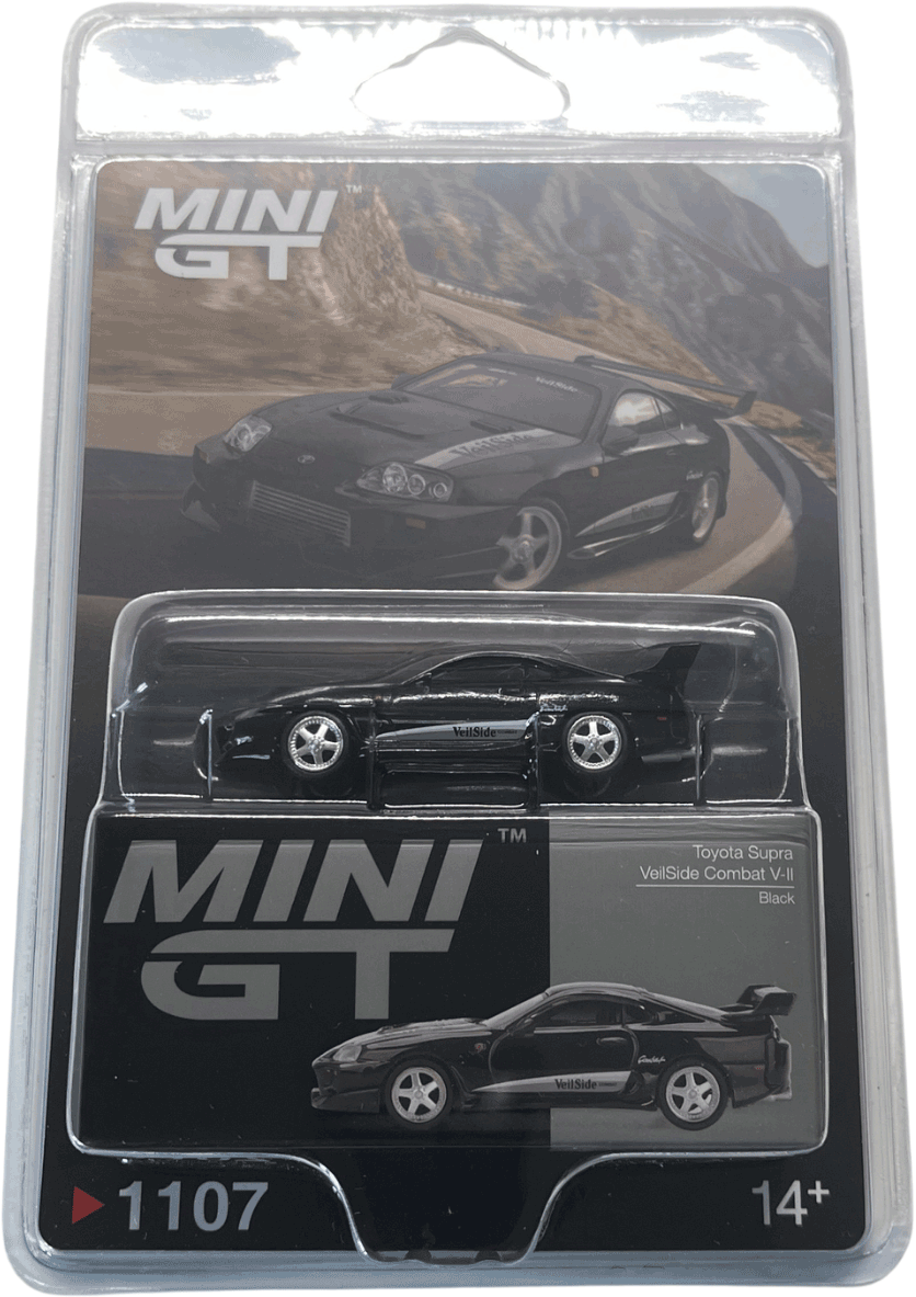 Mini GT #1107 *BLISTER* - Toyota Supra VeilSide Combat V-II inkl. CHANCE auf CHASE! | 1:64