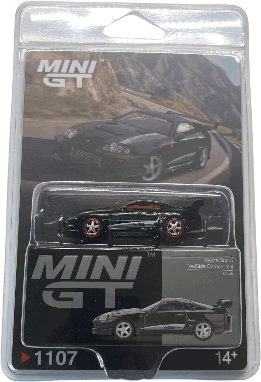 Mini GT #1107 *BLISTER* - Toyota Supra VeilSide Combat V-II inkl. CHANCE auf CHASE! | 1:64