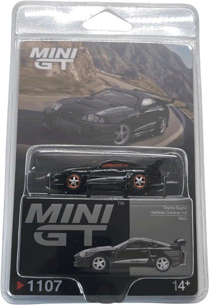 Mini GT #1107 *BLISTER* - Toyota Supra VeilSide Combat V-II inkl. CHANCE auf CHASE! | 1:64
