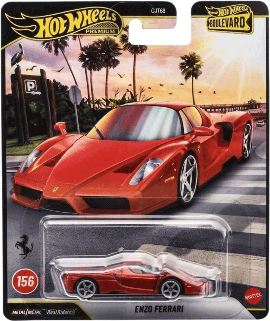 *BESCHÄDIGT* Hot Wheels Boulevard #156 Enzo Ferrari | 1:64