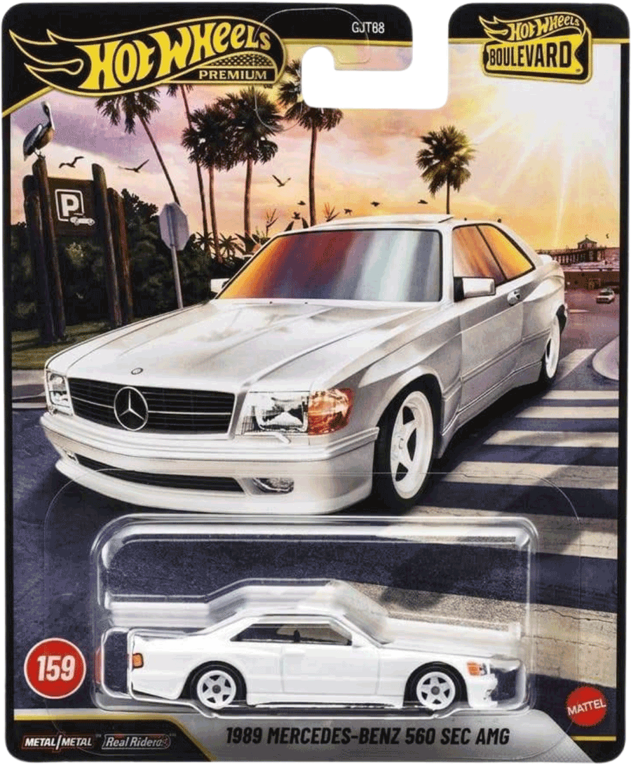 Hot Wheels Boulevard #159 1989 Mercedes-Benz 560 SEC AMG | 1:64