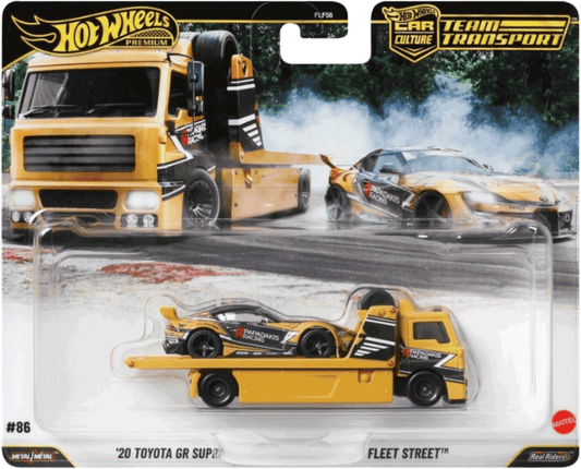 Hot Wheels Team Transport 2026 '20 Toyota GR Supra & Fleet Street | 1:64