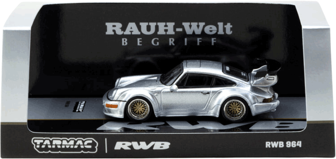 Tarmac Works Hobby64 - RWB 964, silver | 1:64