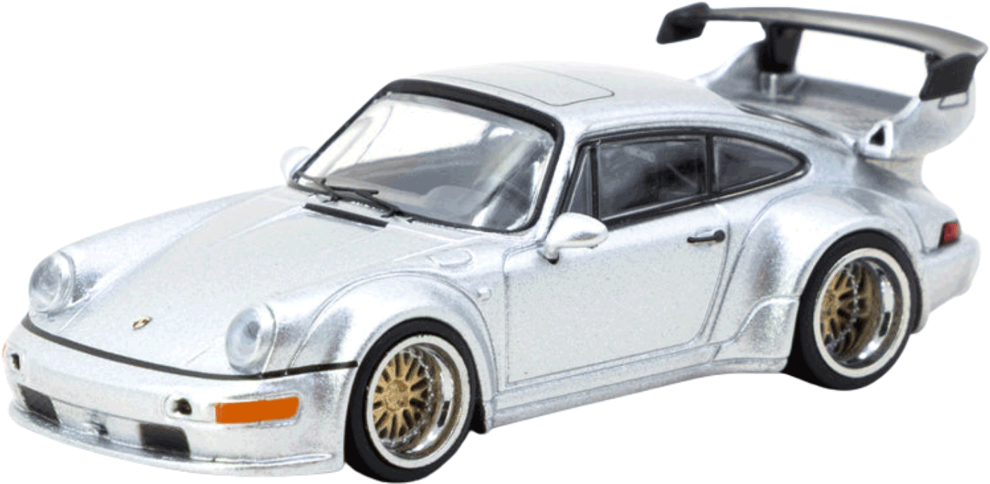 Tarmac Works Hobby64 - RWB 964, silver | 1:64