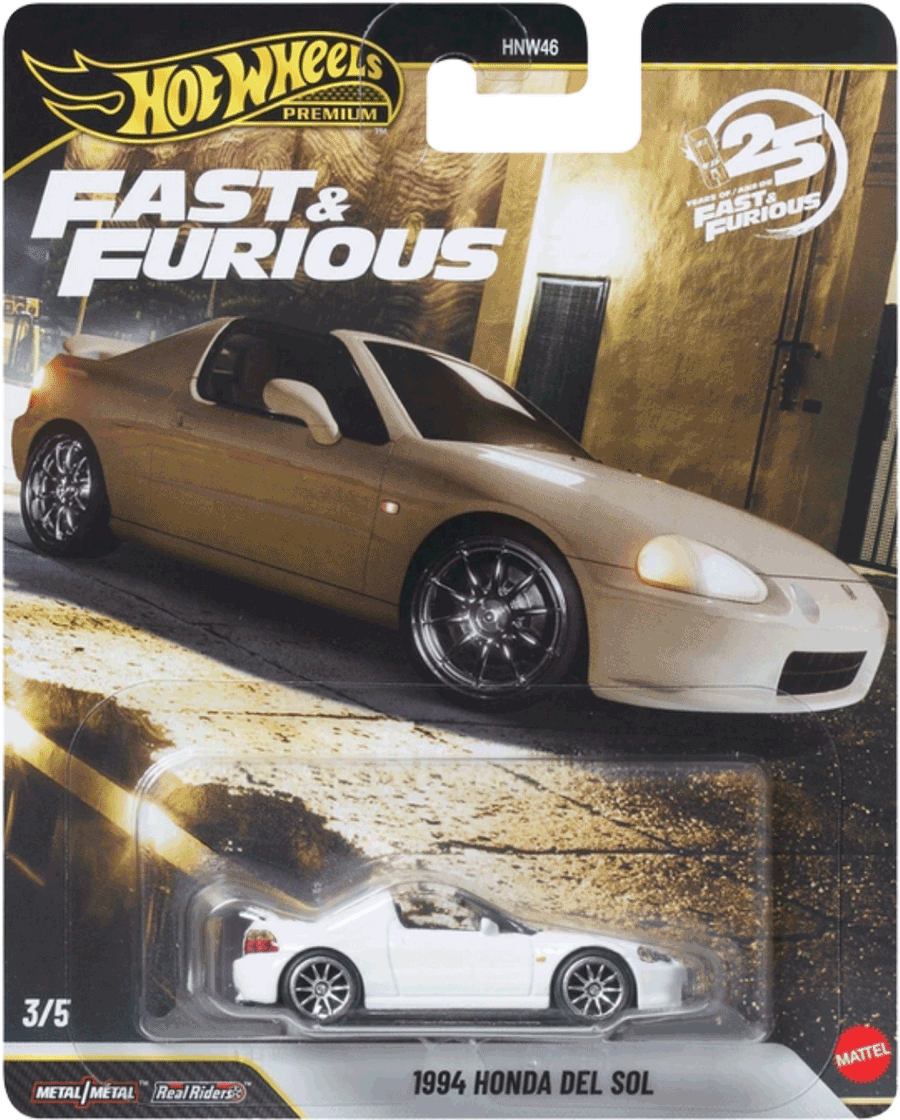 Hot Wheels 2026 Premium Fast & Furious 1994 Honda del Sol | 1:64