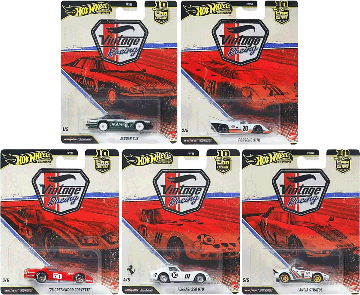 Hot Wheels 2026 Vintage Racing Set inkl. CHANCE auf CHASE! | 1:64