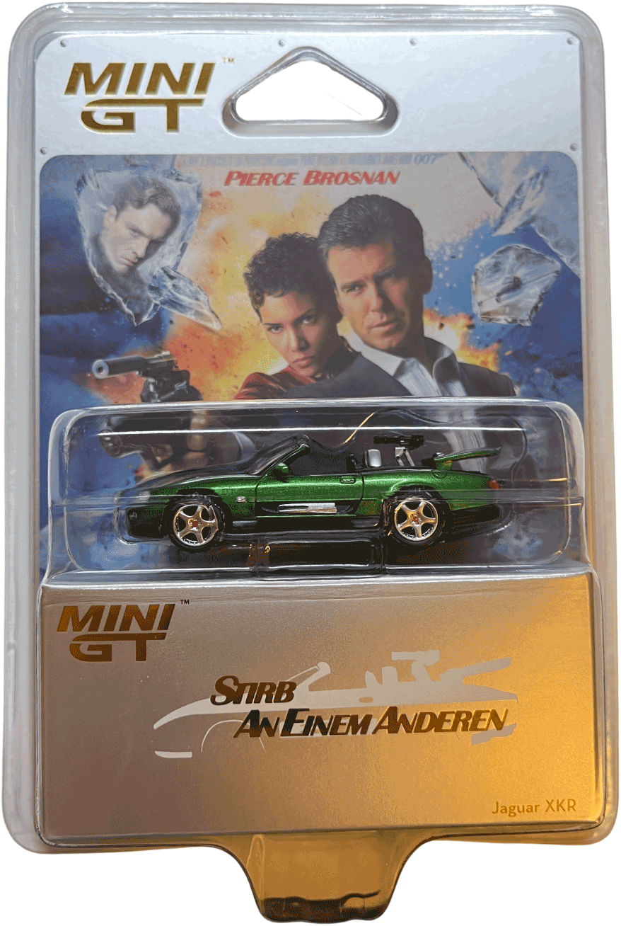 Mini GT #908-007G - Jaguar XKR *Die Another Day* German Blister | 1:64