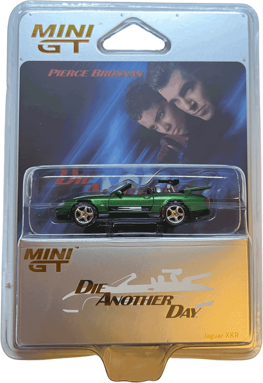 Mini GT #908-007E - Jaguar XKR *Die Another Day* English Blister | 1:64