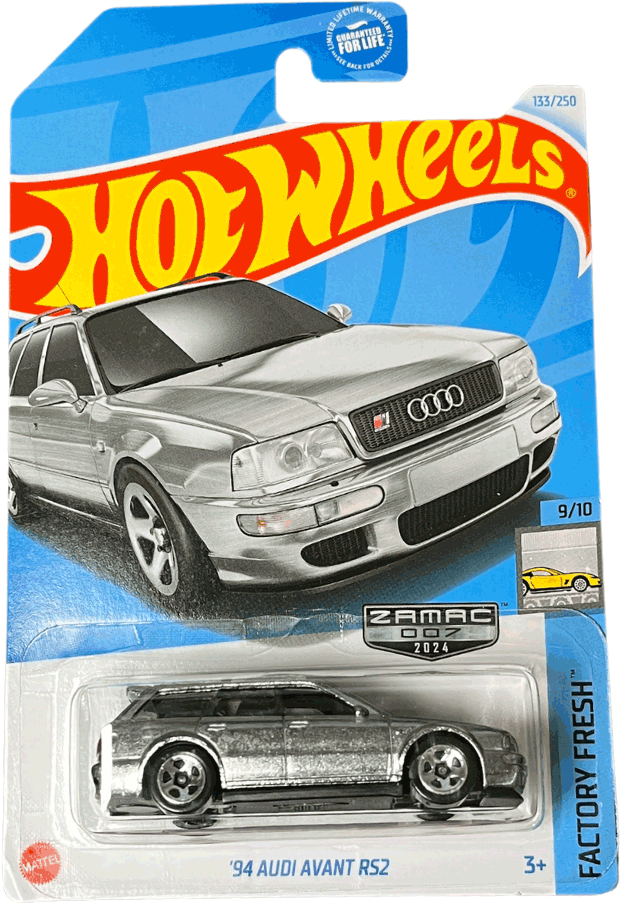 Hot Wheels 2024 US Exclusive ZAMAC '94 Audi Avant RS2 | 1:64