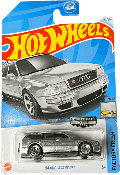Hot Wheels 2024 US Exclusive ZAMAC '94 Audi Avant RS2 | 1:64
