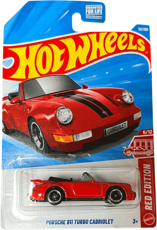 Hot Wheels 2026 US Exclusive RED EDITION Porsche 911 Turbo Cabriolet | 1:64