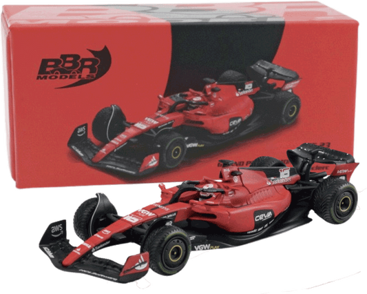 BBR Models - Mini GT: Ferrari SF23 #16 C. Leclerc, Monaco GP 2023 | 1:64
