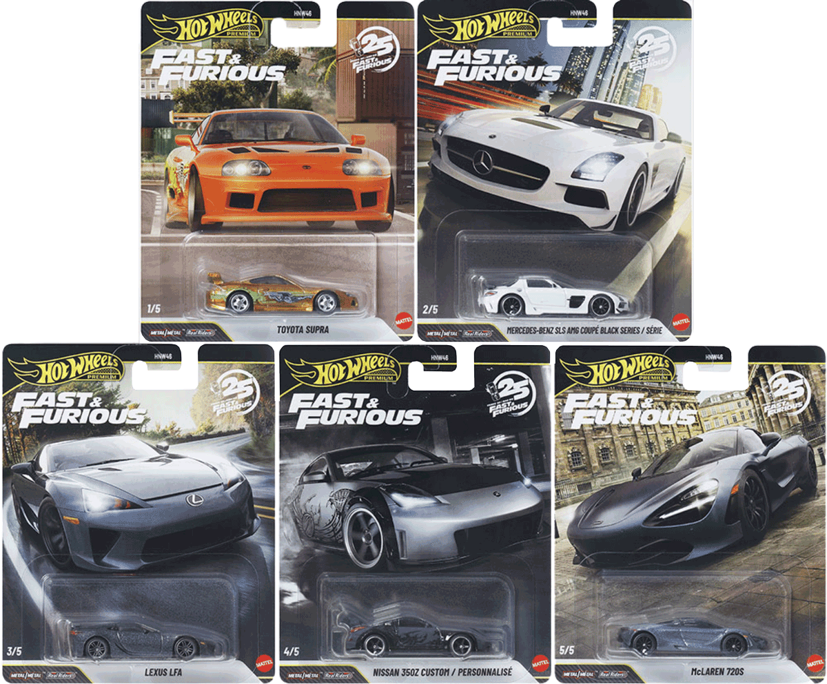 Hot Wheels 2026 Premium Fast & Furious R-Assortment Set inkl. CHASE | 1:64