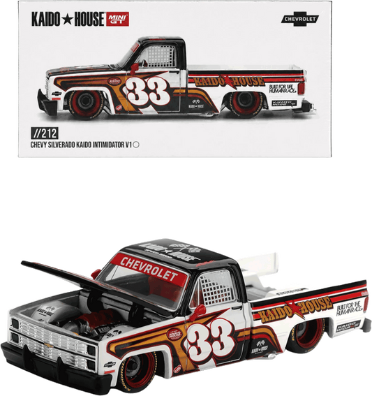 Kaido House - Mini GT: Chevrolet Silverado Kaido Intimidator V1 (KHMG212) | 1:64