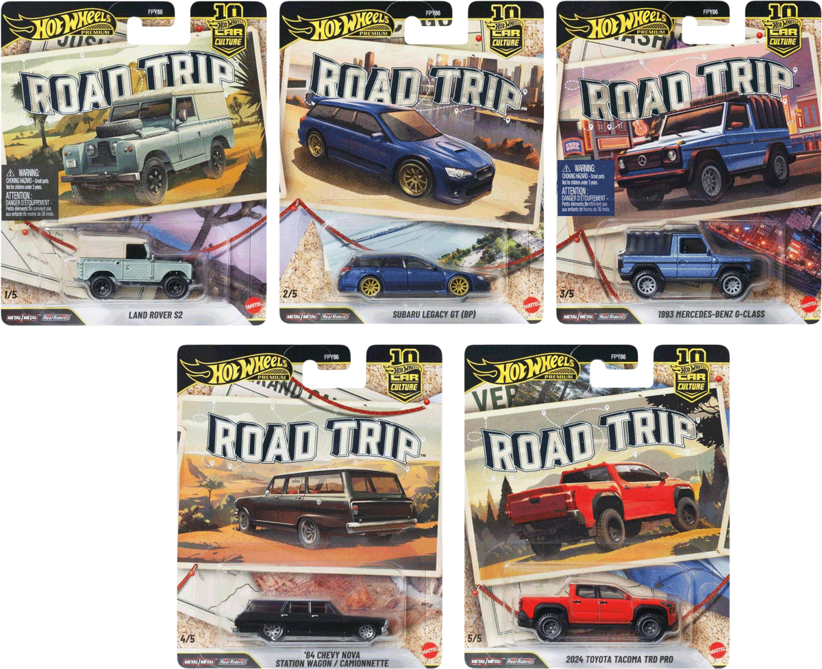 Hot Wheels 2026 Road Trip Set | 1:64