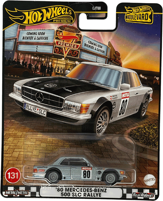 Hot Wheels Boulevard #131 '80 Mercedes-Benz 500 SLC Rallye | 1:64
