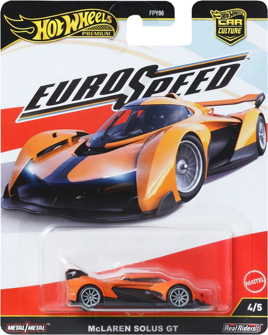 Hot Wheels 2025 Premium Car Culture Euro Speed McLaren Solus GT | 1:64
