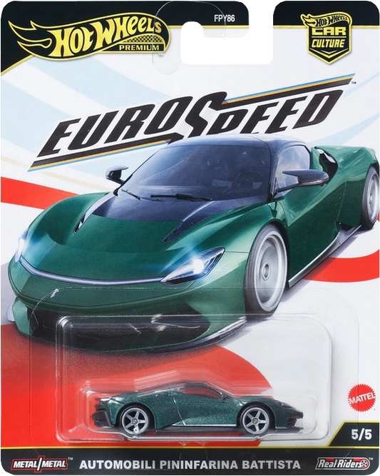Hot Wheels 2025 Premium Car Culture Euro Speed Automobili Pininfarina Battista | 1:64