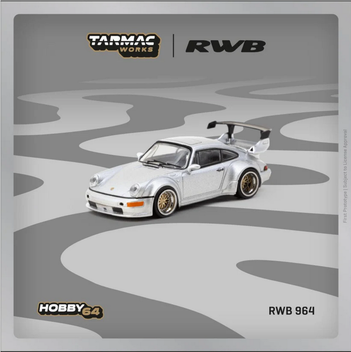 Tarmac Works Hobby64 - RWB 964, silver | 1:64