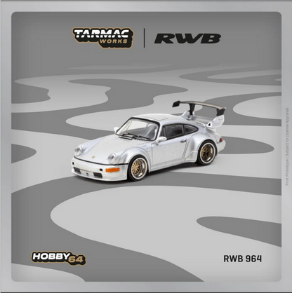 Tarmac Works Hobby64 - RWB 964, silver | 1:64